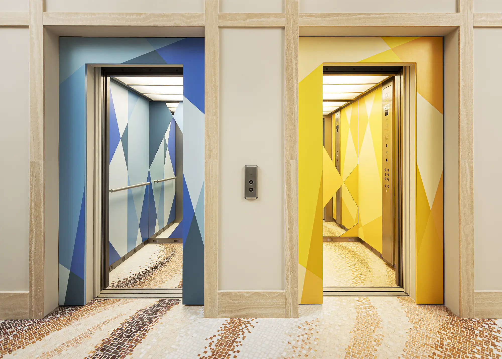 Abet Laminati - Lift Cars by Martino Gamper - Print HPL Colours